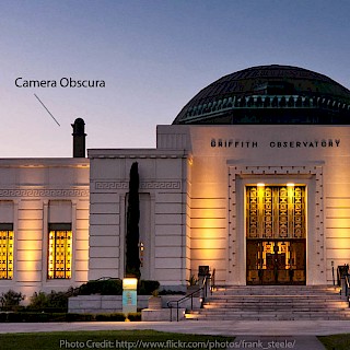 Photo of Photo of Griffith Observatory showing the Keene Camera Obscura - Credit: http://www.flickr.com/photos/frank_steele/