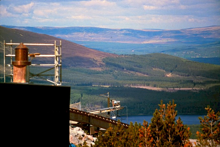 Photo of panoramic view of the Cairngorms National Park mountains camera obscura installation 